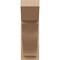Ekena Millwork 8-in W x 22-in D x 22-in H Funston Slat Rough Cedar Woodgrain TimberThane Outlooker, Primed Tan OUTUR080X22X22FST24RCPR - alternate 3